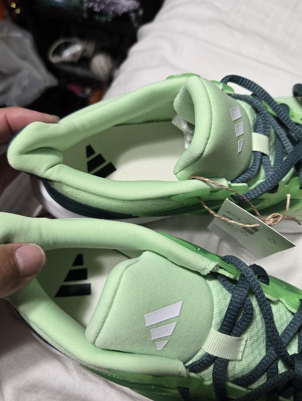 Adidas Ultrarun 5 Junior Green Sz 4 Youth NWT - Picture 7 of 8
